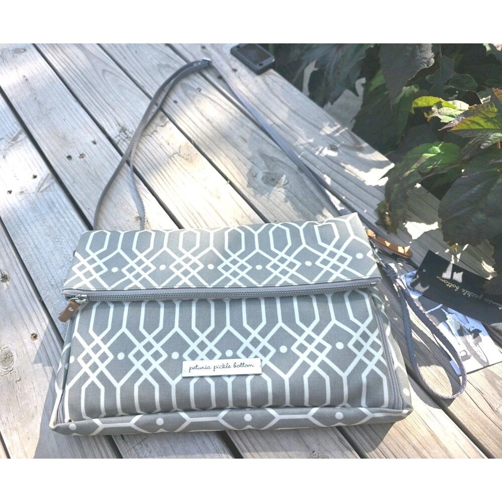 Petunia Pickle Bottom Geometric Pattern Diaper Bag/Clutch NWT